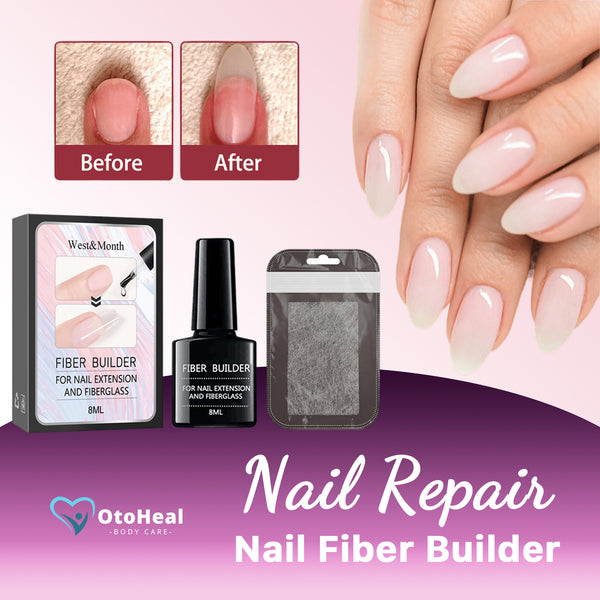 Fiber Extension Gel Kit - Strengthen and Enhance Nails with Nail Extending Liquid and Rapid Phototherapy Gel